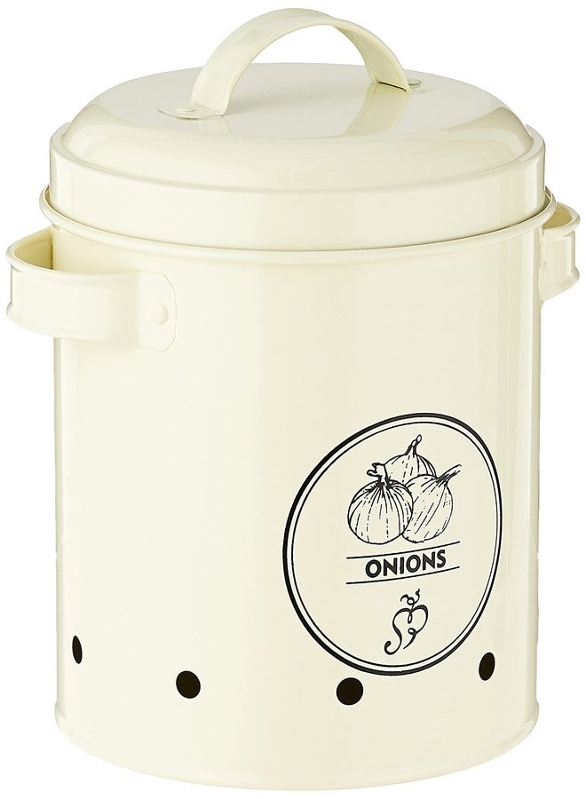 Esschert Design Onions Storage Tin, Metal - Image 1