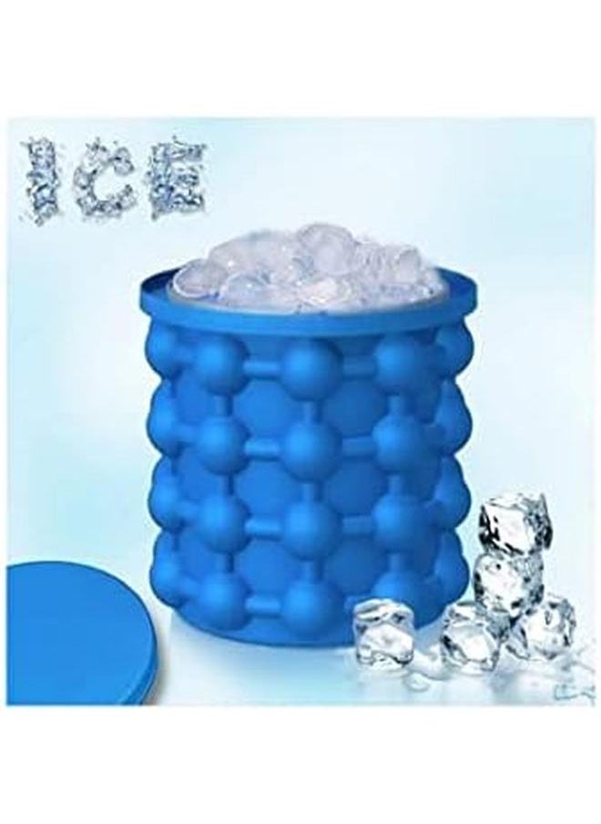 TOSCANA U - Ice Cube Bucket Machine Blue 20X15X20Cm - Image 1
