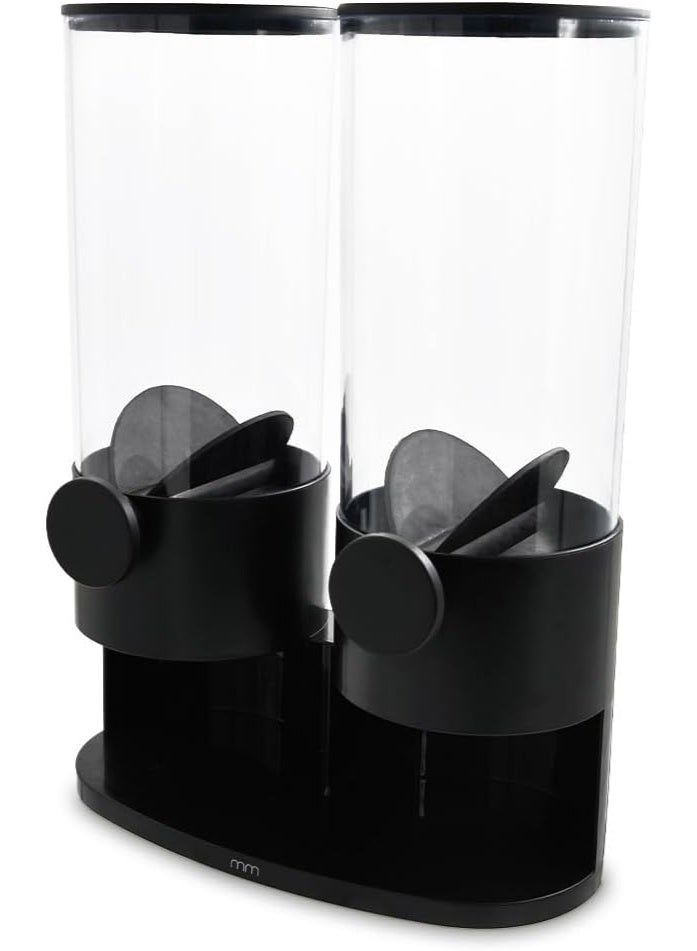 DubaiGallery Modern Kitchen Dual Food Dispenser, Compact Airtight Storage System for Cereal, Pasta, Rice, Oats, Coffee Beans, and Snacks with Mess-Free Dispensing Design - Image 4
