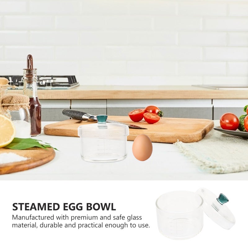Household Steam Bowl Glass Steaming Bowl Steam Bowl Glass Stewing Pot Kitchen Bowl - Image 5