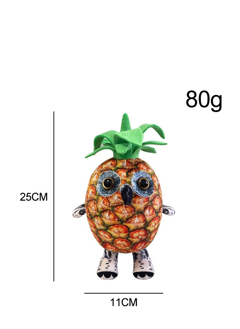Y&D Pineapple owl Plush Toy Smurfs Cat Stuffed Plush Animal Toy Gifts for Boys Girls Smurf Cat Stuffed Animal Toy Birthday Gifts for Friends  - Image 4