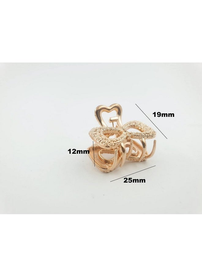 DHAVESAI Dhavesai m.c.a Metal Multi Design Hair Claw Clips,Catch Banana Clips,Clamp Hair Accessories for Girls Women small size pack of 2 (Multi color and Design as Per availability)  - Image 3