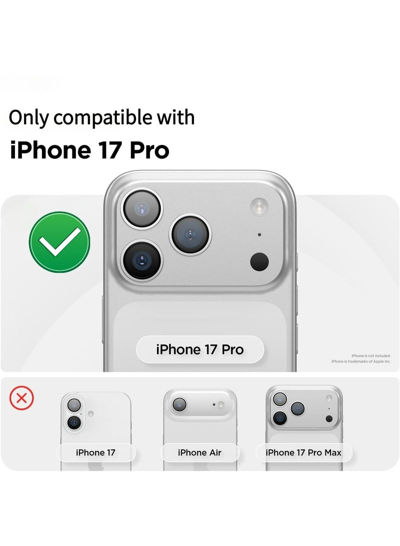 iPhone 17 Pro Silicone Case, Compatible with MagSafe Accessories, Super Strong Drop Protection, Anti-Fingerprint & Anti-Yellowing, Slim and Elegant (White) - Image 2