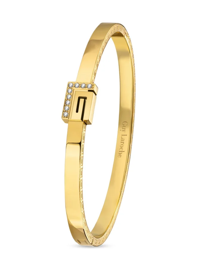 Guy Laroche Audrey Gold Plated Bangle Bracelet for Women 57mm