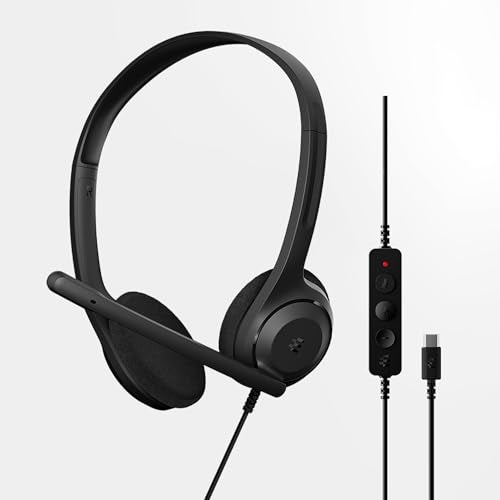 EPOS C1 High-Fidelity USB-C Wired On Ear Headset - Crystal-Clear Audio Quality, Exceptional Noise Reduction Mic, Ergonomic Design for Extended Wear, Chromebook Certified for Seamless Integration - Image 1