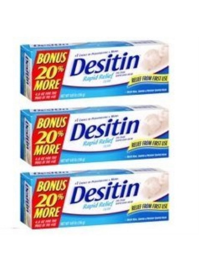 ديسيتين Desitin Daily Defense (كريمي)، 4.8 أونصة، (عبوة من 3 قطع، 14.4 أونصة) - Image 2