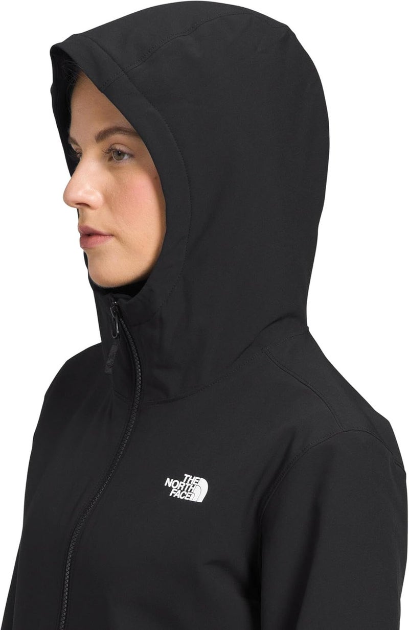The North Face Women's Shelbe Raschel Fleece Hooded Jacket - Wind & Water Resistant, Fleece Lining, TNF Black-NPF, Large - Image 4