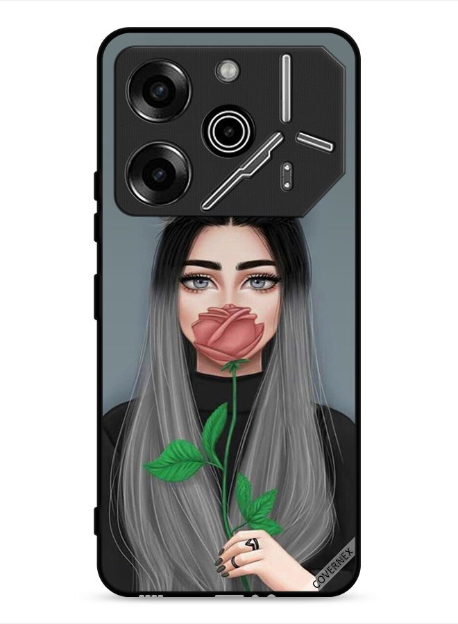 Covernex Tecno Pova 6 Pro 5G Protective Case Cover Cute Girl Art - Image 1