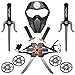 Sepco Ninja Toy Weapons Set with Backpack Case Swords Katana Throwing Discs Mask for Kids Role Play Costume Accessories - Image 2