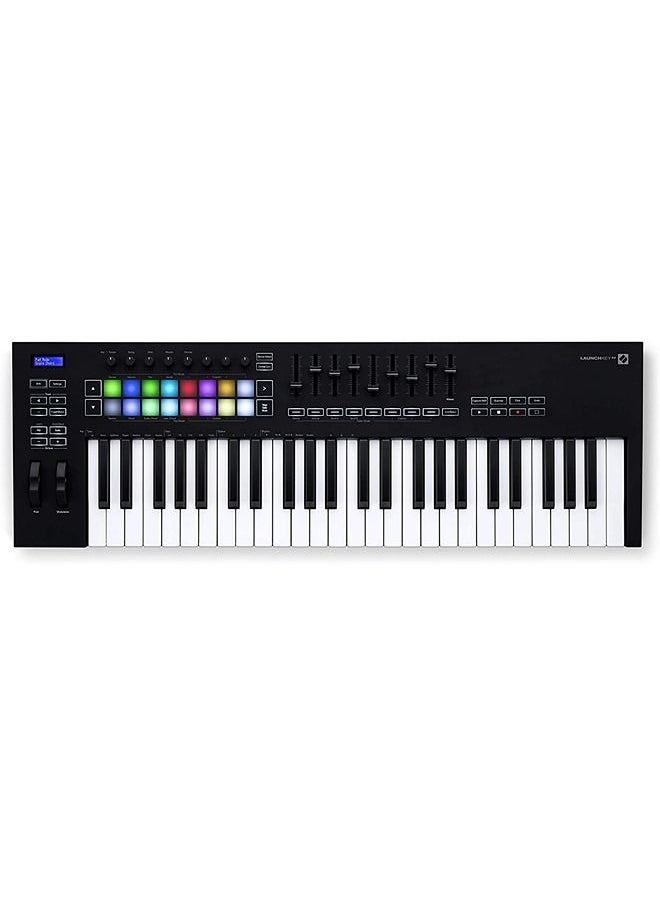Novation - Novation Launchkey 49 [MK3] MIDI Keyboard Controller — Seamless Ableton Live Integration. Chord Mode, Scale Mode, and Arpeggiator. All the software you need for Music Production. - Image 1