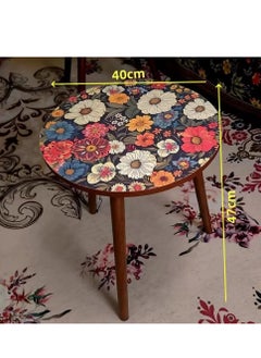 Y&D Mandola Side Table Coffee Table Sofa Side Cabinet Nordic Pattern Bedroom Small Round Table Living Room Corner Table  - Image 4