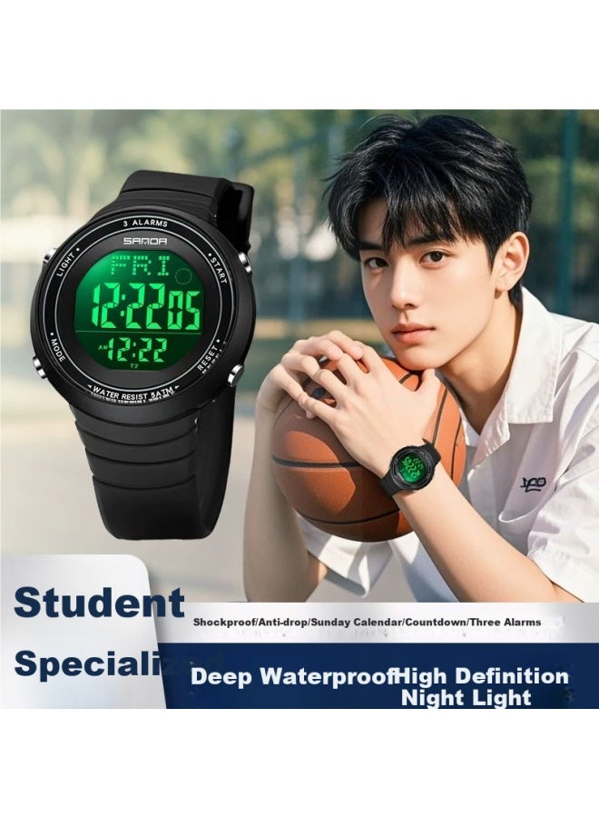 Aelvo Electronic Watch For Men, Students, Middle And High School Students, Sports, Teenagers, Birthday Gift For Children 14-18 Years Old - Image 1