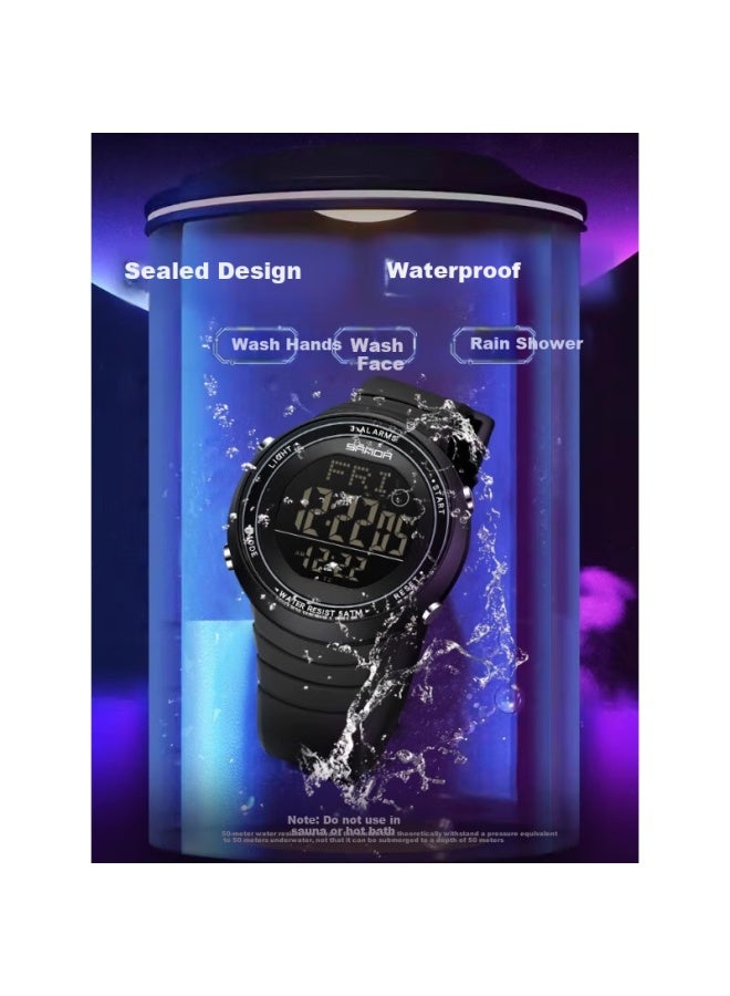 Aelvo Electronic Watch For Men, Students, Middle And High School Students, Sports, Teenagers, Birthday Gift For Children 14-18 Years Old - Image 5