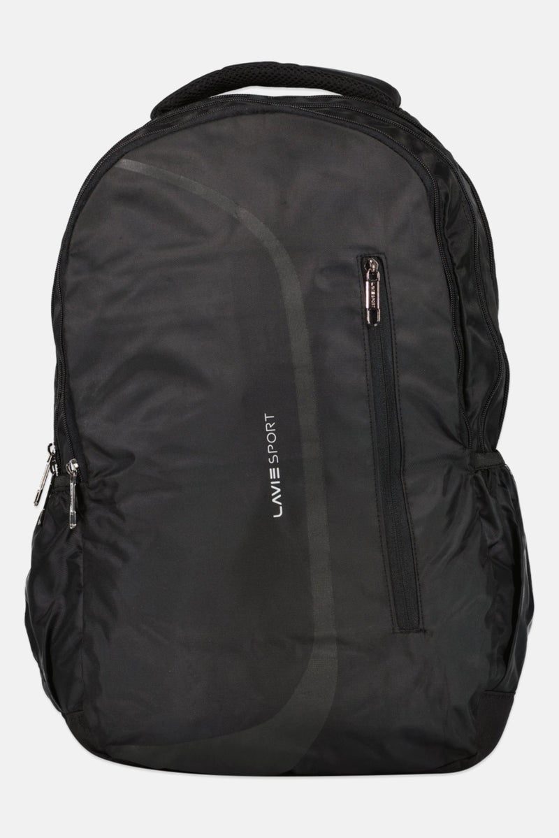 Lavie Men Brand Logo Backpack, Black  - Image 1