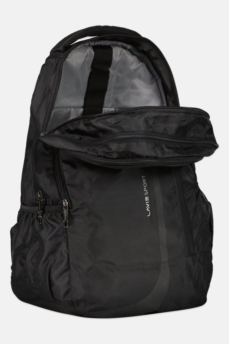 Lavie Men Brand Logo Backpack, Black  - Image 2