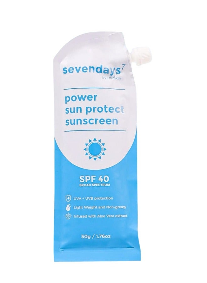 Her Skin Sevendays Power Protect Sunscreen 50 gm - Image 1