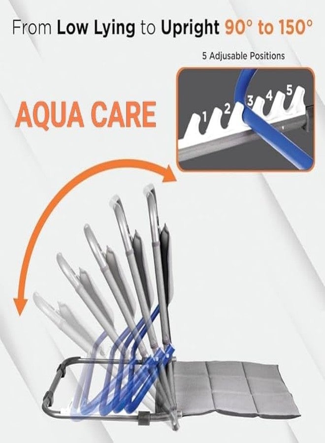 AQUACARE Hospital Back Rest for Bed - Adjustable Back Support for Patients, Post Surgery & Paralysis Care - Padded Cushion, Universal Fit - Image 3
