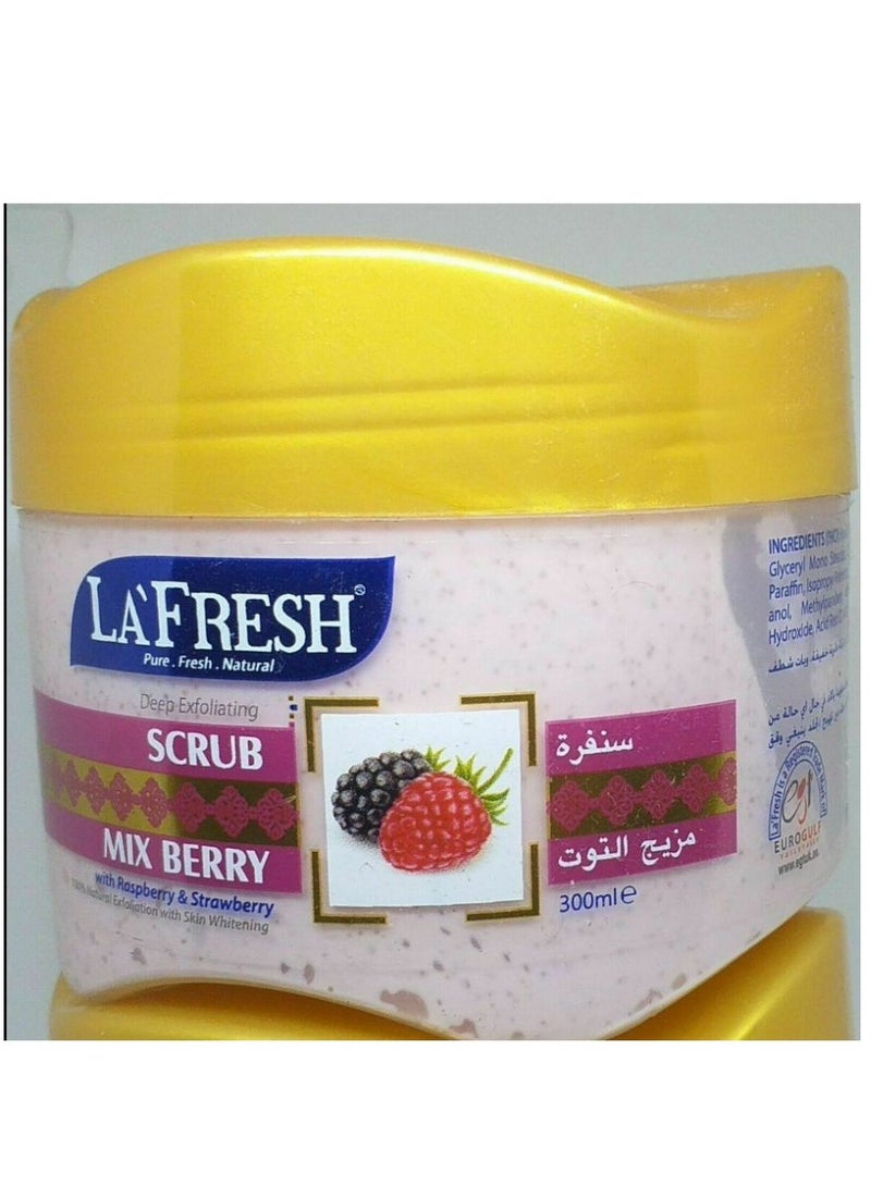 LA FRESH BERRY SCRUB 300 ML - Image 1
