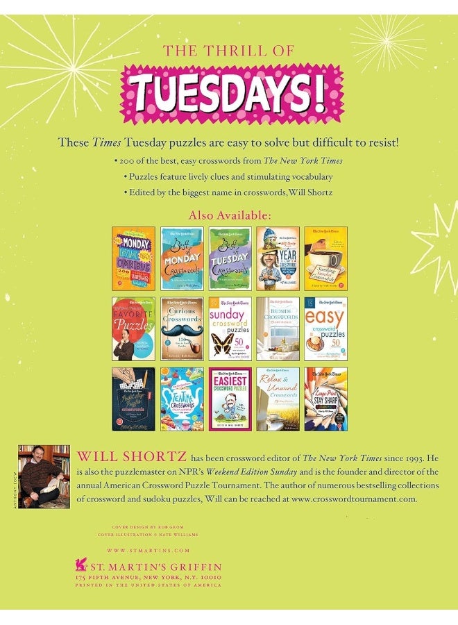 أحجية الكلمات المتقاطعة من نيويورك تايمز المزيد من الثلاثاء، المجلد 2: 200 أحجية سهلة من صفحات نيويورك تايمز - Image 2