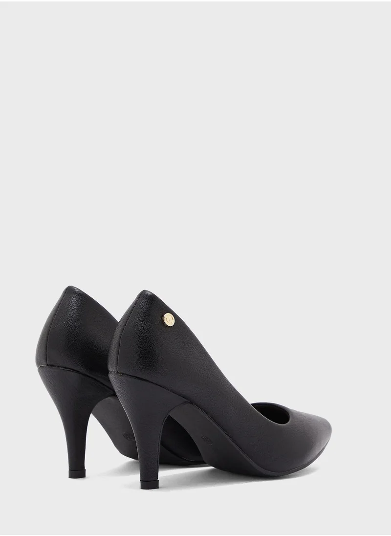 Le Confort Pointed Toe Mid Heel Pump