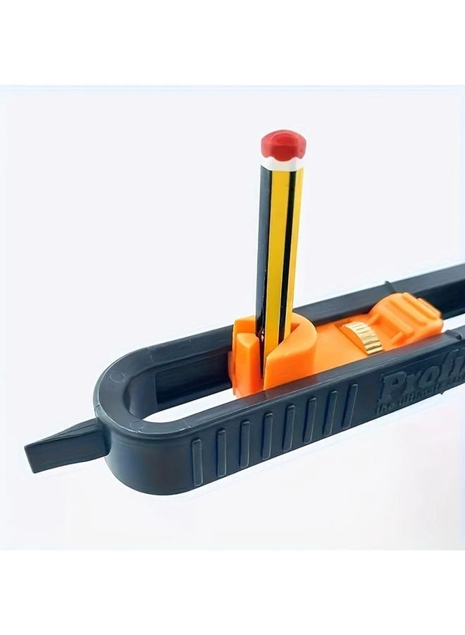 Orange Contour Gauge Profile Tool Adjustable Locking Ruler For Woodworking DIY - Image 5