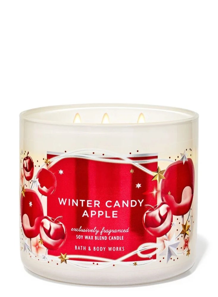 Winter Candy Apple 3-Wick Candle 411g