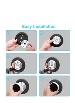 Silicone Wall Plate Cover for Google Nest Learning Thermostat 1st/2nd/3rd Bracket Mount | Easy Installation | Fingerprint Resistant | Elegant Design (White)