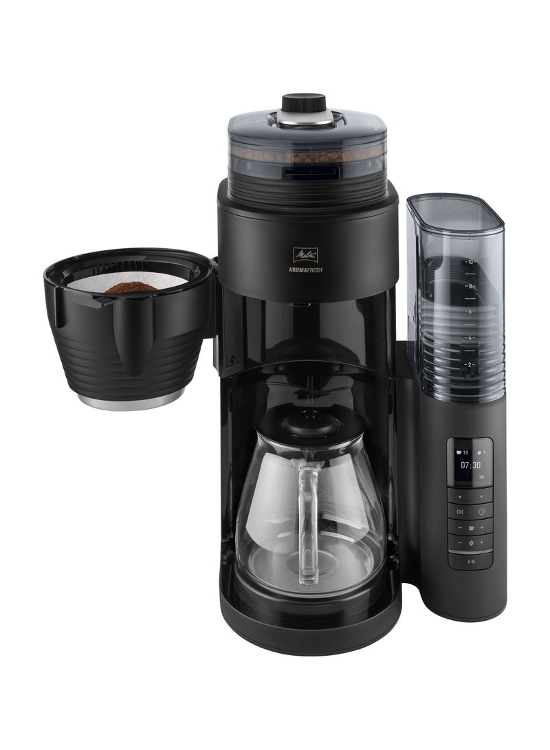 Melitta Aromafresh X Pro, New Filter Coffee Maker Machine with Integrated Grinder & Glass Jug, Grind & Brew, 1030-02 - Image 3