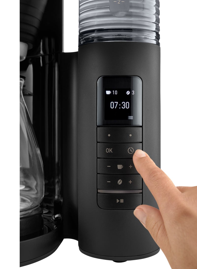 Melitta Aromafresh X Pro, New Filter Coffee Maker Machine with Integrated Grinder & Glass Jug, Grind & Brew, 1030-02 - Image 4