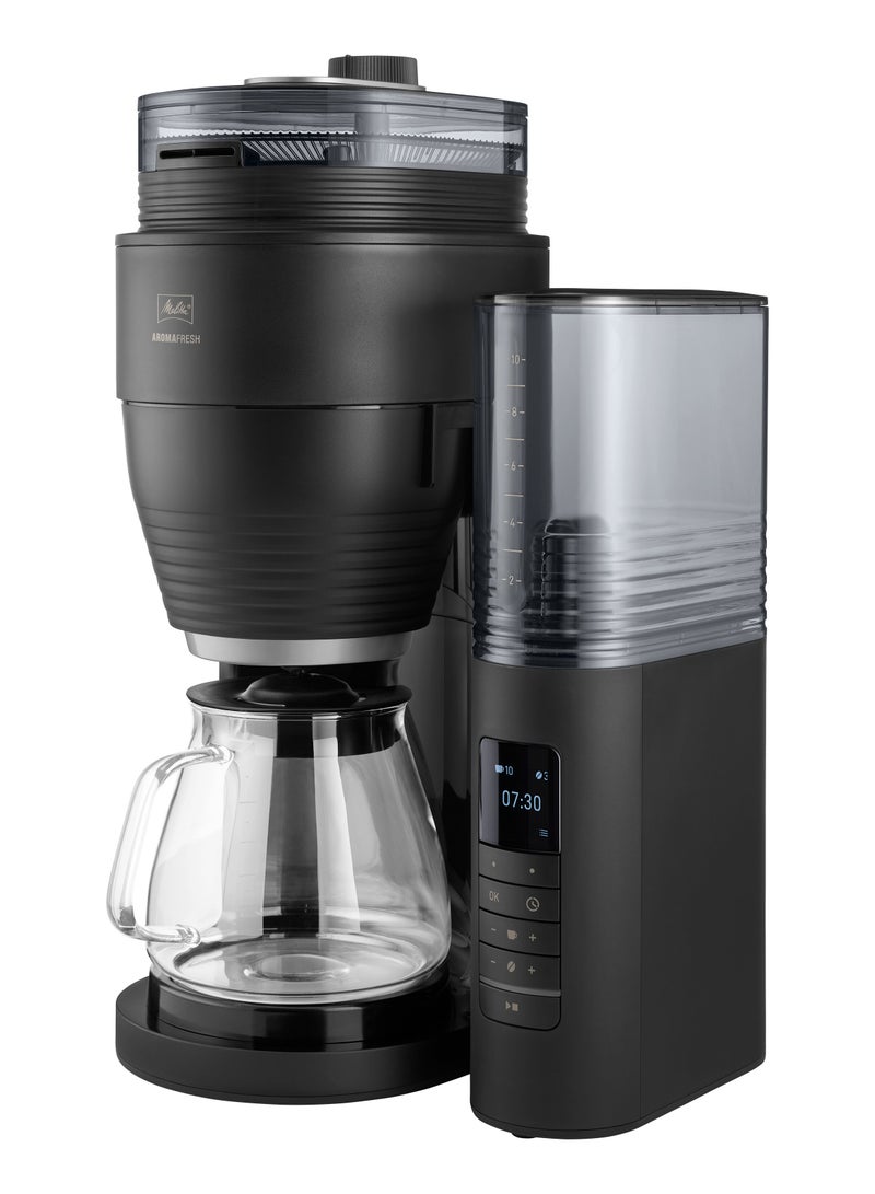 Melitta Aromafresh X Pro, New Filter Coffee Maker Machine with Integrated Grinder & Glass Jug, Grind & Brew, 1030-02 - Image 2