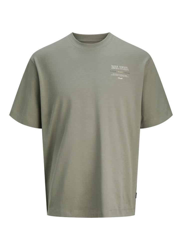 JACK & JONES Plus Size Logo Crew Neck T-Shirt - Image 4