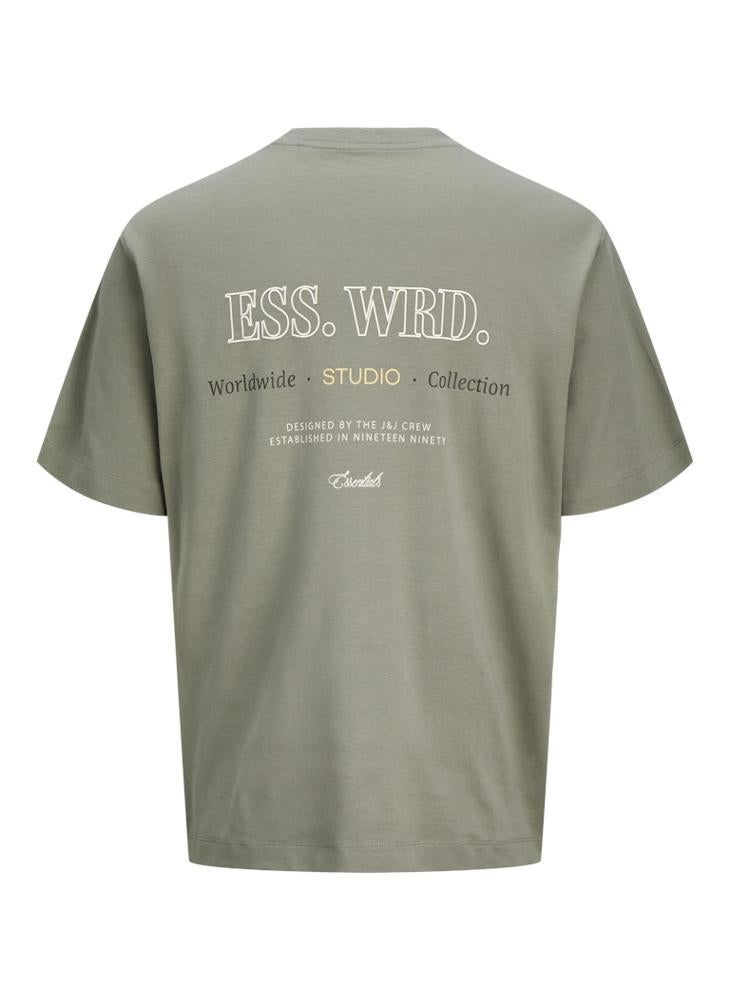 JACK & JONES Plus Size Logo Crew Neck T-Shirt - Image 5