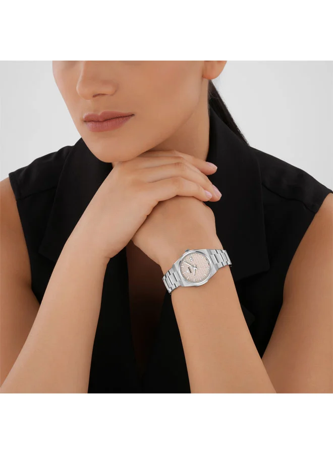 Hanowa  Lancy Rose pink Dial Silver Stainless Steel Bracelet Watch for Women 36mm for Women | Best Price UAE