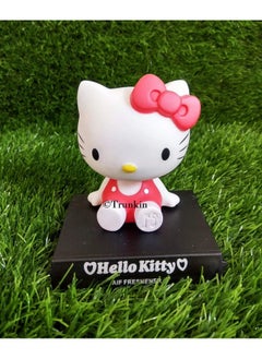 Trunkin Trunkin Hello Kitty Cat Bobblehead Cartoon Bobble Head Figure for Cars, Desk & Table  - Image 1