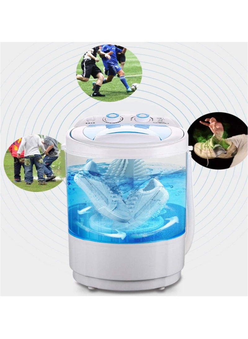 ELTRAZONE SHOES WASHING MACHINE PORTABLE 360° FAST CLEANING SHOES SANITIZER WITH 2 IN 1 CLOTHES CLEANING WITH ARTIFACT BRUSH FOR SHOES  - Image 3