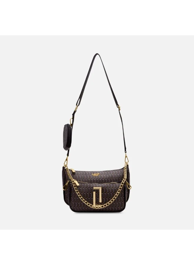 Luxe Women's Chunk25 3Pc Sling (Black)