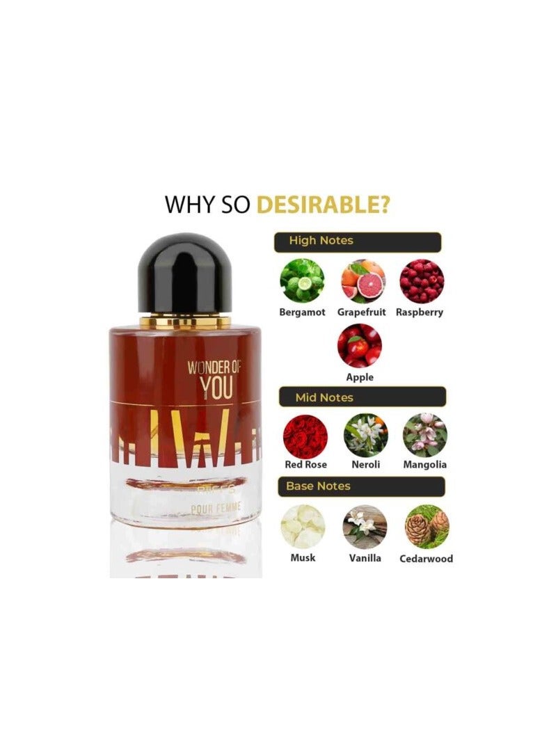RIIFFS SPRAY WONDER OF YOU POUR FEMME EAU DE PARFUM FOR FEMALE  100ml