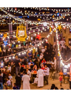 ماركة غير محددة أضواء رمضان LED زينة خيطية ممتازة للديكور والمناسبات  - Image 5