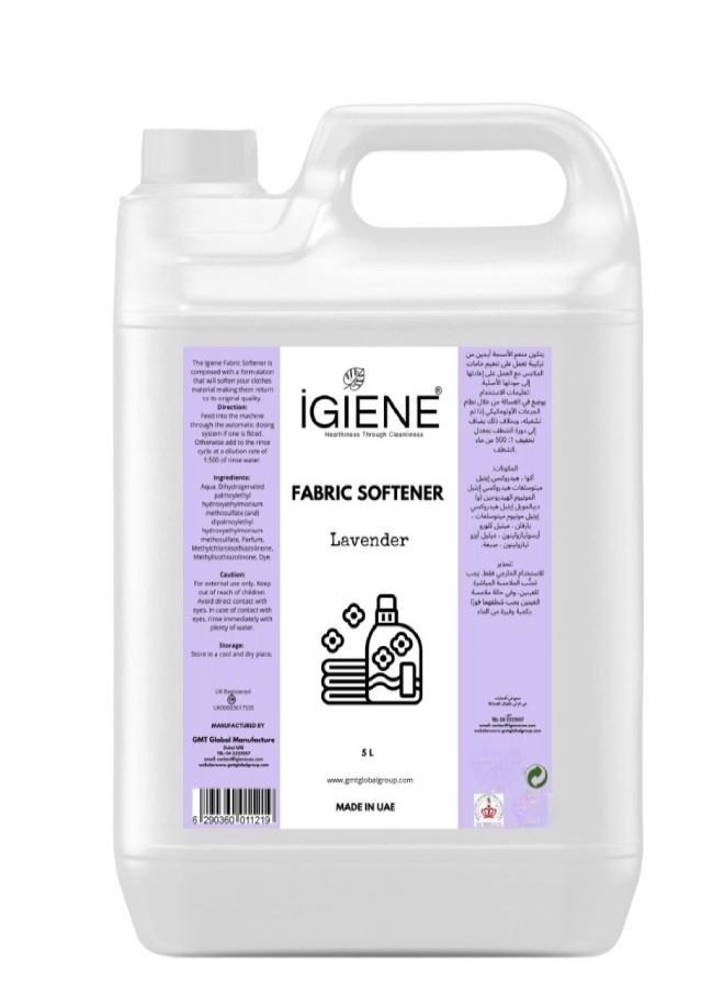 IGIENE منعم الأقمشة لافندر منعش 5 لتر