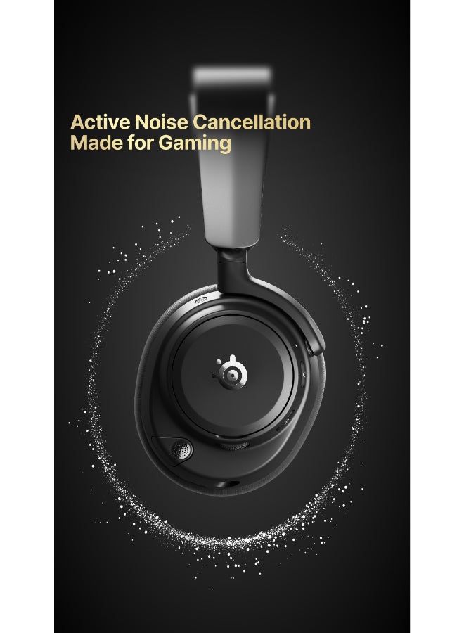 steelseries Arctis Nova Pro Omni - Hi-Res Wireless Gaming Headset, 96kHz/24bit, ANC, ClearCast Pro Mic, AI Noise Rejection, Mobile App, Mix 2.4GHz + BT, OmniPlay PC+PlayStation+Xbox - Midnight Blue I 61723 - Image 2