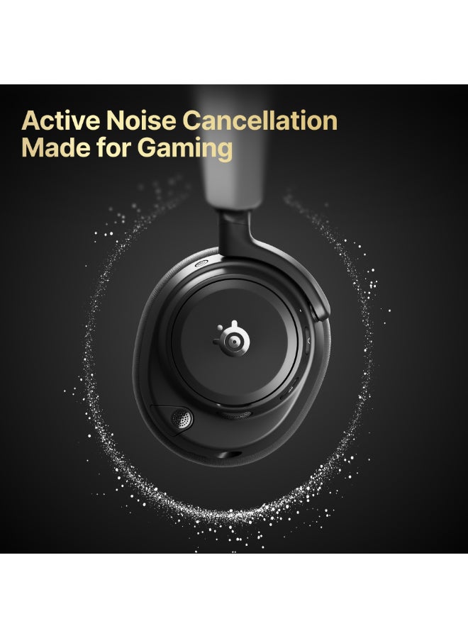 steelseries Arctis Nova Pro Omni - Hi-Res Wireless Gaming Headset, 96kHz/24bit, ANC, ClearCast Pro Mic, AI Noise Rejection, Mobile App, Mix 2.4GHz + BT, OmniPlay PC+PlayStation+Xbox - Midnight Blue I 61723 - Image 3