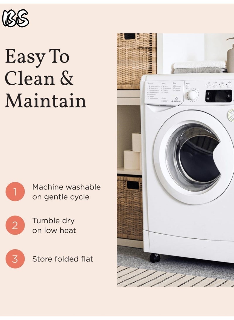 BS 140x200cm Bohemian Vintage Style Indoor Living Room/Outdoor Camping Blanket | Washable, Durable, Non-Slip Rug | Short Pile Indoor Carpet | Vibrant Colors | Exquisite Pattern | Soft Short Pile | Perfect for Camping, Patio, Living Room, Bedroom, Dining Room, Kitchen and Entryway. - Image 4