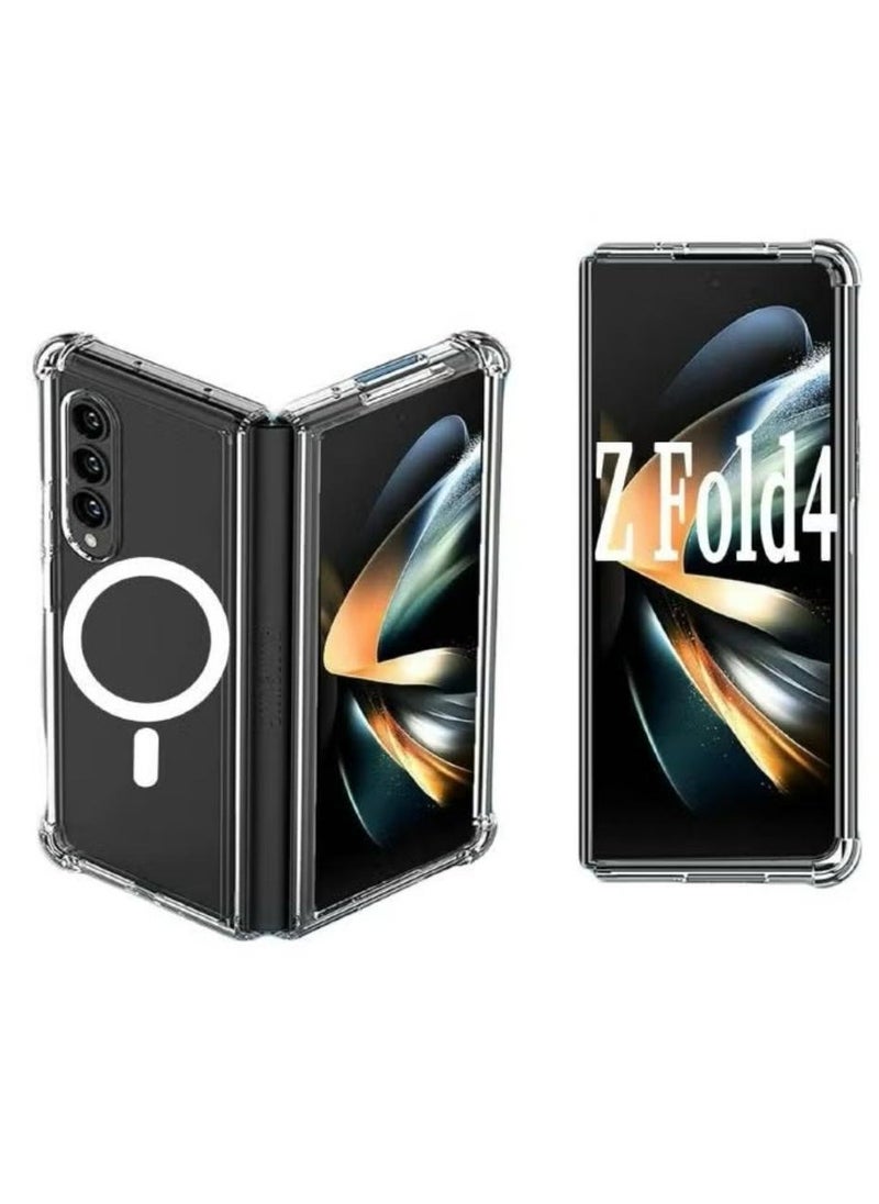 Samsung Galaxy Z Fold 4, Magnetic Case, Compatible with MagSafe Wireless Charging, Anti-Scratch Bumper Cover (Clear), TPU - PC - pzsku/ZE5EA652F89E3496CDF27Z/45/1741356990/75b932e7-aa25-4cbd-9829-c3516d06fd4a