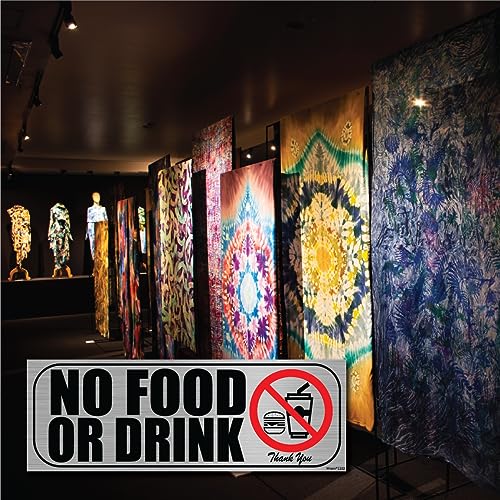 Wrapco (2 Pack) No Food or Drink Allowed Sign Stickers | No Outside Food and Drinks Permitted Inside Sign | Indoor or Outdoor Office Business - Image 3