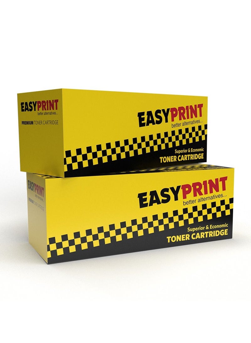 EASY PRINT 2 Piece 83A Compatible Toner Cartridge for Laserjet 83 A CF283A Printer Black Mono - Image 1
