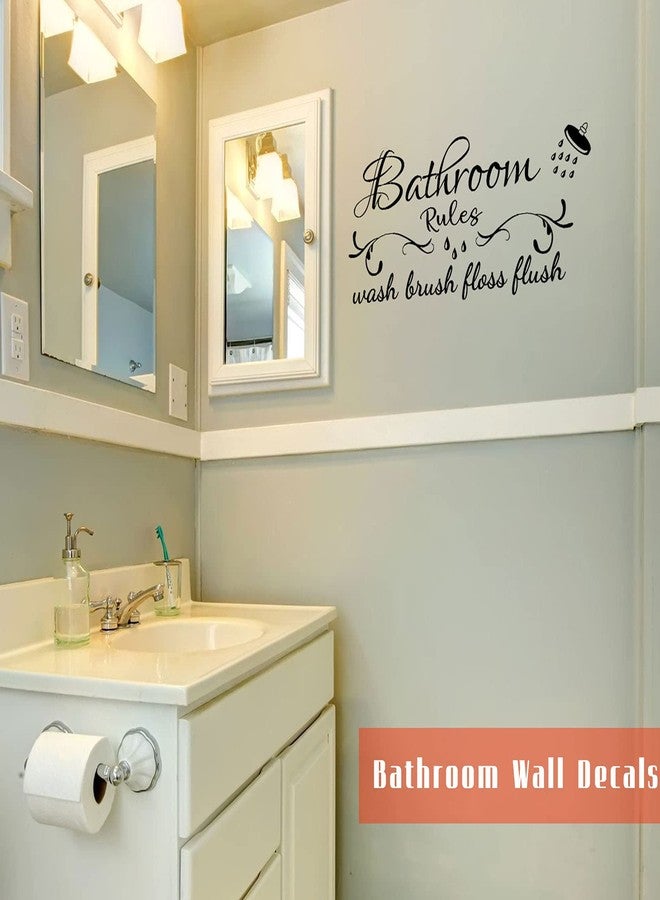 زنون 3 ورقات ملصقات حمام لتزيين الحائط ديكور الحمام ملصقات الحائط نقع الاسترخاء الاستمتاع الفينيل ملهمة اقتباسات ديكور فني لغرفة المعيشة، أسود (نمط رائع) - Image 4