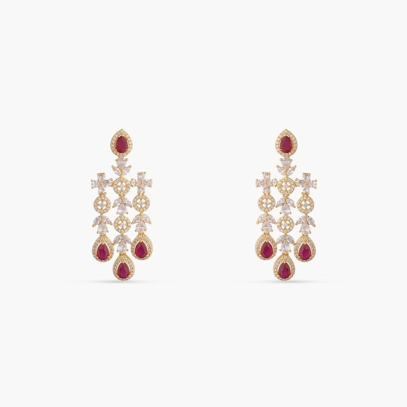 TARINIKA Gold Plated Alina Delicate CZ Necklace Set with Drop Earring Jewelry Sets for Women Perfect for Casual Occasions Classic Indian Necklace Cubic Zirconia, 1 Year Warranty* - Image 3