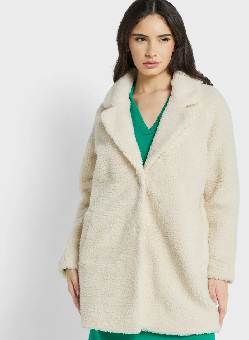 ONLY Fur Longline Coat