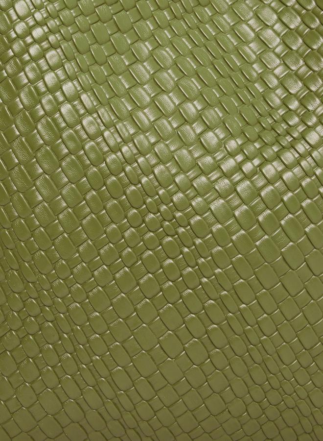 Styli Textured Shoulder Bag with Snap Closure - Image 3