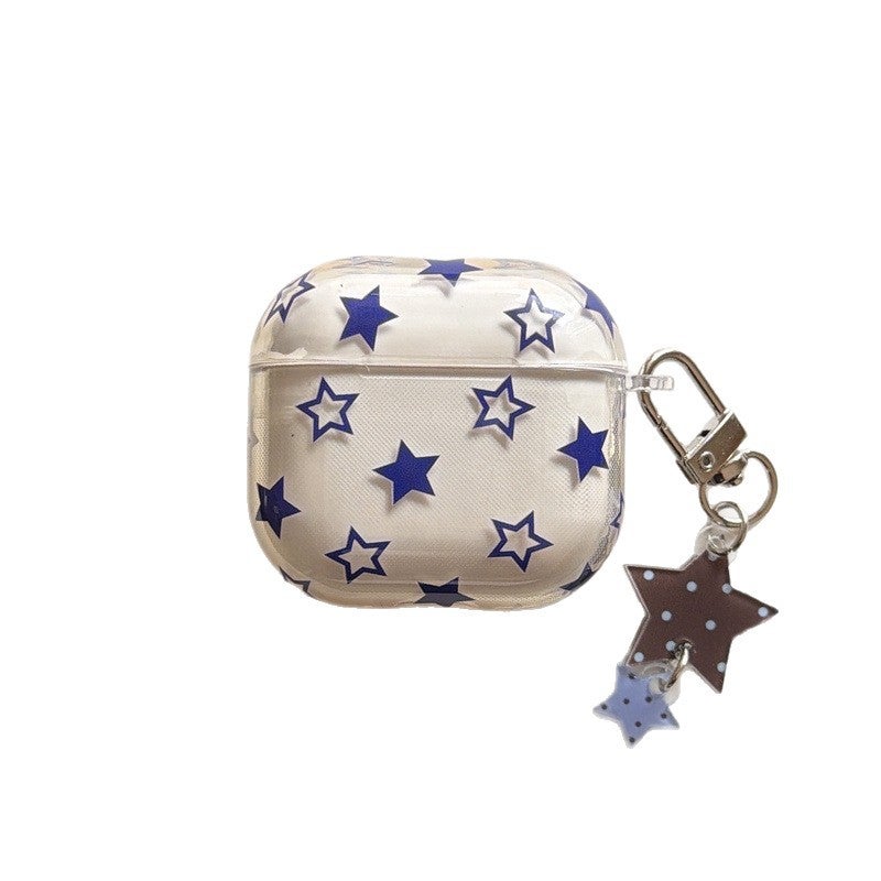الشفاف Blue Star AirPods الجيل الرابع من سماعات الأذن حالة واقية مناسبة لسماعات آبل AirPods 3Rd الجيل Pro2 - Image 1